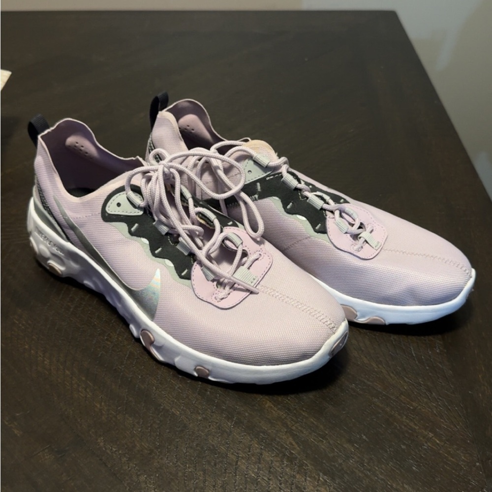 Nike Women's Lavender and Black Sneakers